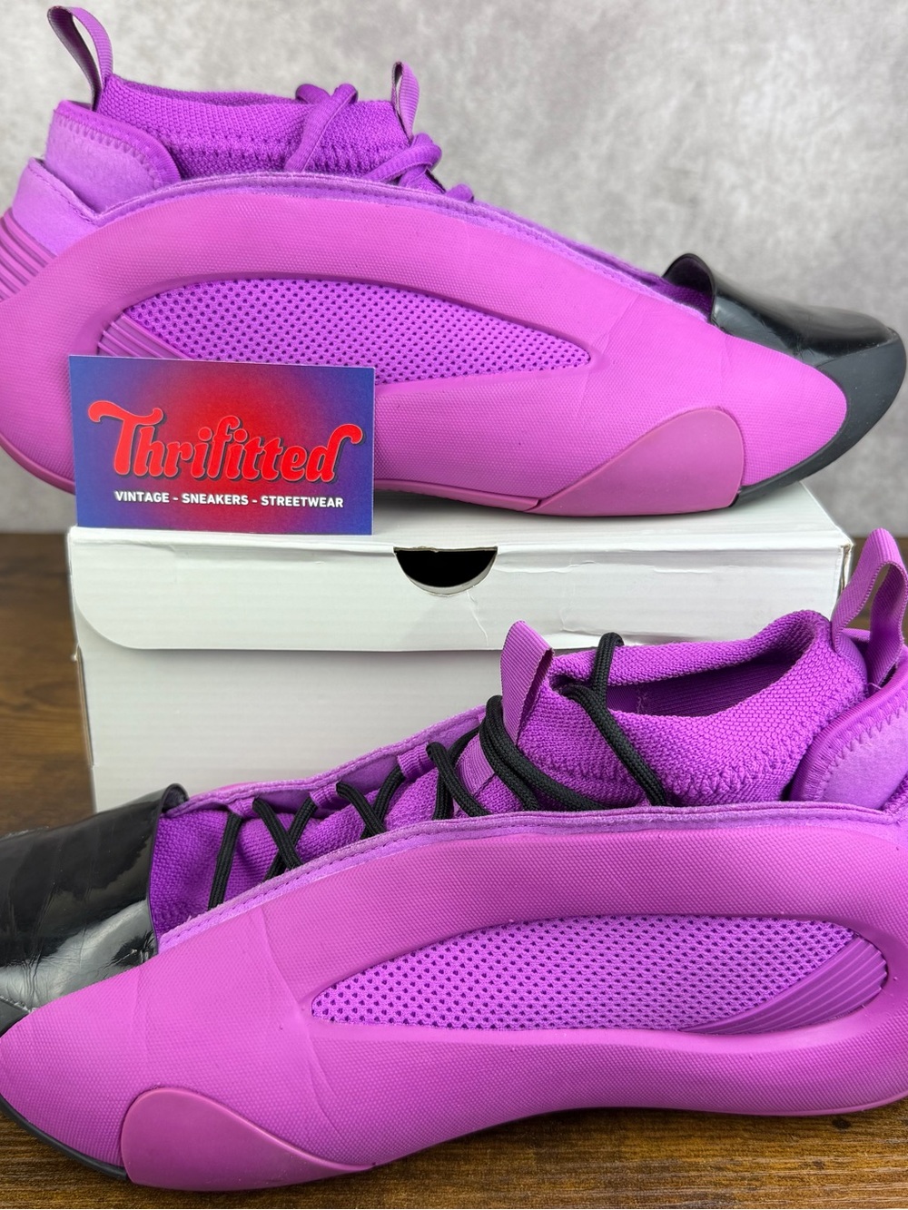 adidas Harden Vol. 8 Purple Burst Size 10 IG6647 Men’s Basketball Shoes OG Rare